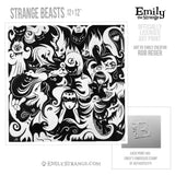 Strange Beasts 12x12" Print